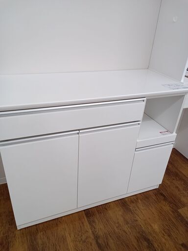 ★ジモティ割あり★  レンジ台 ブラック H95×D51×W120 クリーニング済み MT497