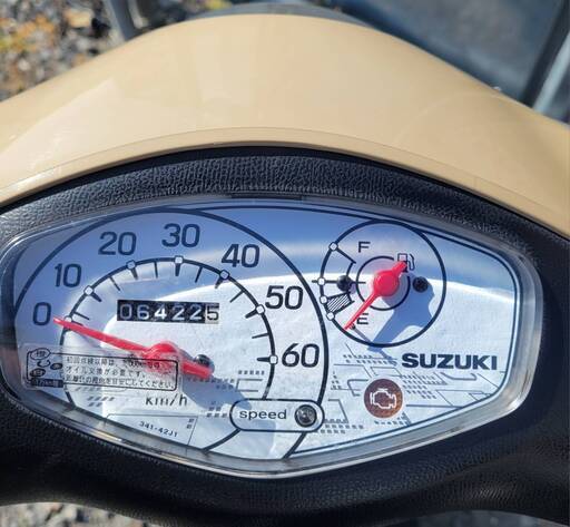 7641 スズキ レッツ CA44A 実動 良好 整備済み 原付バイク売ります！！ 7641 スズキ レッツ CA44A 実動 良好 整備済み 原付バイク売ります