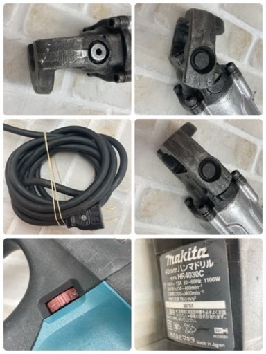 S385 ⭐ MAKITA 40mmハンマードリル 六角軸タイプ HR4030C ⭐ 動作確認済 ⭐ クリーニング済