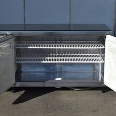 【ジモ配送終了4/22】≪yt1121ジ≫ 福島工業 業務用冷蔵庫 YRC-150RM-F 幅150cm 奥行60cm 横型2ドア コールドテーブル AC100V 2012年製 現状品 60204-01 ジモ配送終了4/22】≪yt1121ジ≫ 福島工業 業務用冷蔵庫 YRC-150RM-