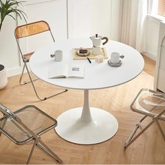 テーブル ホワイト 80cm