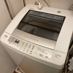 【ネット決済】洗濯機 AQUA AQW-V700C(w)