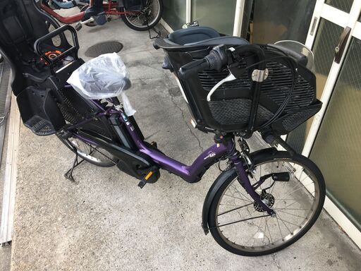 3人乗り用チャイルドシート付きPAS Kiss mini un ヤマハ(YAMAHA) 子供 