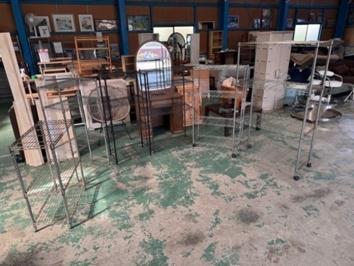 決まりました☆格安☆税込¥13200☆スチールラック☆まとめて☆6台☆中古☆店舗などにも♪‍♂️