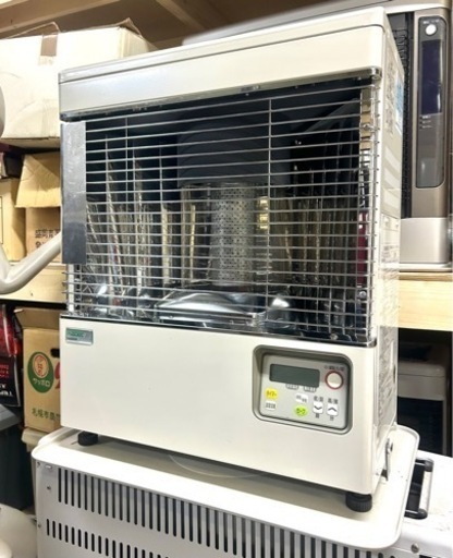 お引取り限定 19年製 サンポット 煙突式石油ストーブ KSH-483KL N 木造13畳/コンクリート20畳