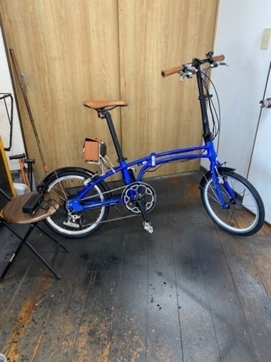 中古車　電動自転車　デイトナ ポタリングバイク DE01　折り畳み自転車　20インチ　バッテリー(新品)　9段変速　美品