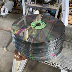 大量のレーザーディスク