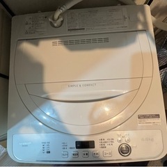 家電 生活家電 洗濯機　SHARP ES-GE5E 5.5kg ...