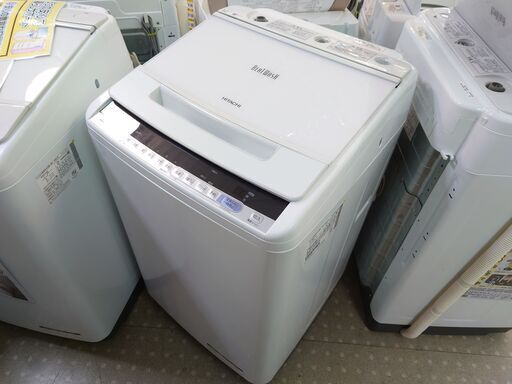 安心の分解洗浄済HITACHI 8.0kg洗濯機 2019年製 保証有り【愛千142】