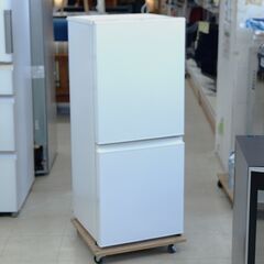 冷蔵庫　126L　2ドア　アクア　AQR-E13J（W）　リユース品