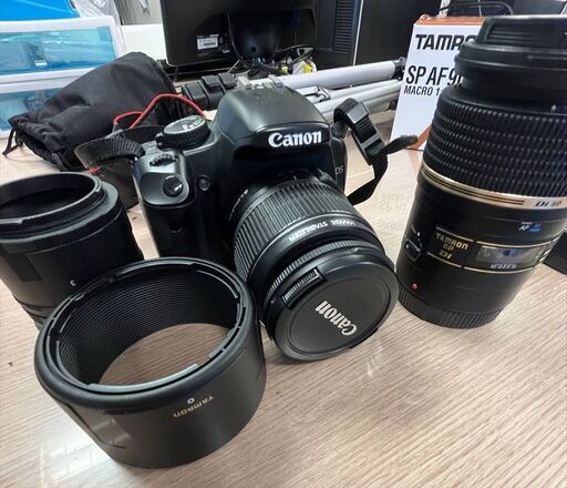 デジカメEOS Kiss X2・接眼レンズ・エクステンションチューブなどおまけあり　HR114
