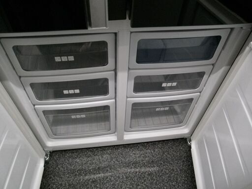 中古品 SHARP シャープ 4ドア 冷蔵庫 612L 観音開きタイプ 2016  