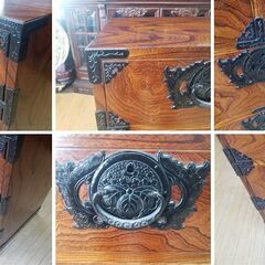 b34 岩谷堂 整理箪笥 三尺 四段五杯 鍵付き