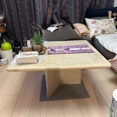 大理石　ローテーブル