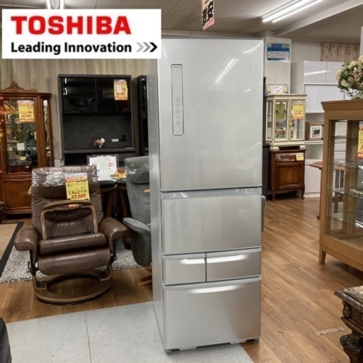 S756 ⭐ TOSHIBA 冷蔵庫 411L GR-R41G 20年製  ⭐ 動作確認済 ⭐ クリーニング済
