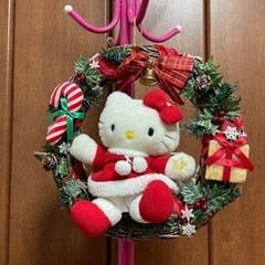 ☆終了☆キティちゃんクリスマスリース