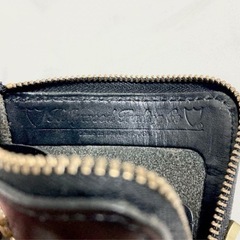 HTC 財布　コインケース　ラウンドファスナー　ターコイズ　フラワー