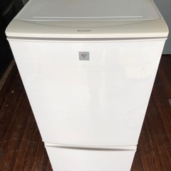 配送設置無料シャープ SHARP SJ-14E5-KW [冷蔵庫...