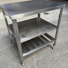 ステンレス作業台 幅750×奥行600×高さ850「ｍｍ」
