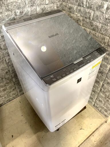3ヶ月保証★洗濯機★シャープ★2016年★10㎏★ES-PX10A-S★S-456