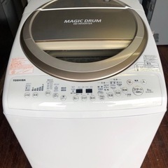 おすすめ 北九州市内配送無料 保証付き 東芝 TOSHIBA AW-8V3M（T） [たて型