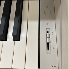 2020年製中古美品KAWAI 電子ピアノ　CA59A 木製鍵盤電子ピアノ CAシリーズ プレミアムホワイトメープル調仕上げ 