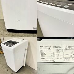 16105 Hisense 一人暮らし洗濯機 2019年製 5.5kg ◇大阪市内・東大阪市 