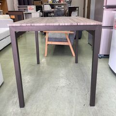 【お取引中】【美品】幅110 ヴィンテージブラウン 4人掛け ダイニングテーブルセット 4点セット★3158★