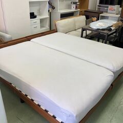 お取引中】キングサイズご利用推奨 シングルベッド 2台セット シーツ 