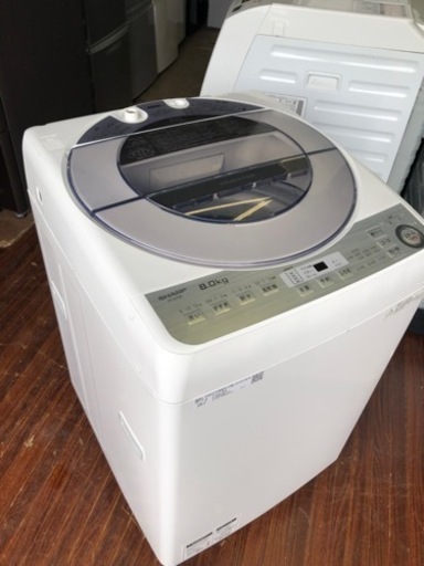 配送設置無料 シャープ SHARP ES-GV8B-S [全自動洗濯機 (8kg) シルバー系]