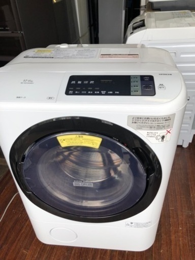 配送設置無料　HITACHI(日立)の12.0kgドラム式洗濯乾燥機　BD-NX120AE4