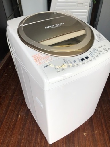 配送設置無料　東芝 TOSHIBA AW-8V3M（T） [たて型洗濯乾燥機 （8.0kg） マジックドラム ブラウン]