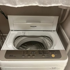 洗濯機　パナソニック 6kg 