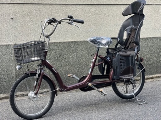全車格安自転車　子供　ママチャリ　ブラウン　お洒落
