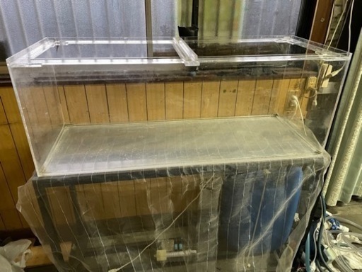 水槽 120cmと水槽台