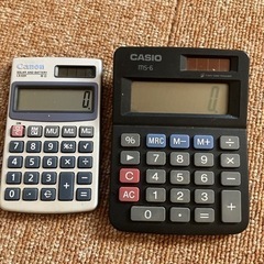 ミニ電卓　CASIO Canon 