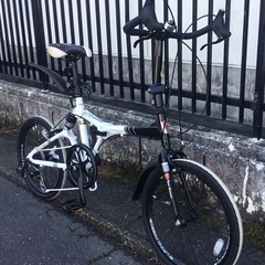 ＜美品・室内保管＞ランボルギーニ LP710 PRIMO・折りたたみ自転車・シマノ7段変速・20インチ・リアサス付・ワイヤーロック錠付き