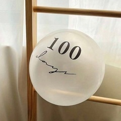 風船2つセット　バルーン　100日祝