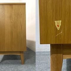 unico/ウニコ SIGNE(シグネ)キャビネット W1190 オーク材 ナチュラル unico 収納家具 中古家具 店頭引取歓迎 R7987