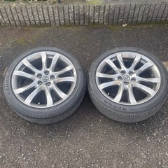 値下げしました。　マツダ　アテンザ　純正19インチホイール・タイヤ4本セット