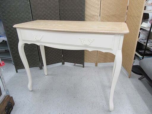 商談中！【恵庭】ローラアシュレイ プロバンセル コンソールテーブル (LAURA ASHLEY /Provencale Console Table) 姫系家具 猫足 paypay支払いOK!