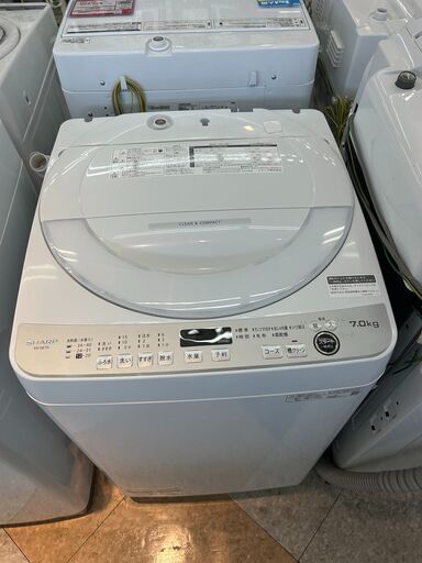 SHARP/シャープ/7.0kg洗濯機/2023年式/ES-GE7G1171