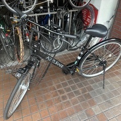 新品アウトレット車（２７インチ・外装６段変速・LEDオートライト付き） 27インチ 外装6段変速 ledオートライト付き ブラック