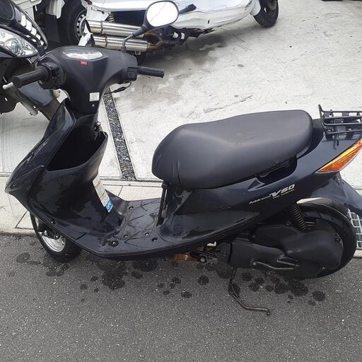 スズキ アドレスv50 エンジン実働 吹けあがり良好 書類付き ヘルメット