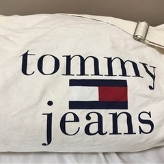 ＜未使用＞tommy jeans　帆布ボストンバッグ　トミージー...