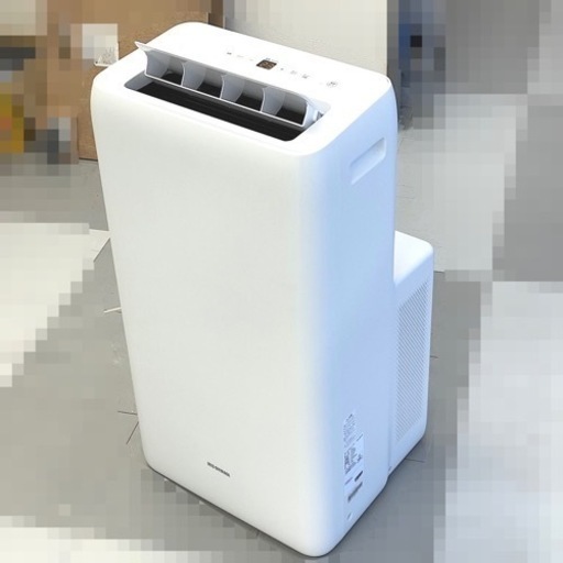 アイリスオーヤマ ポータブルクーラー 冷専2.8kWIPA-2821G 7畳 工事不要 動作品 2021年製 冷房器具
