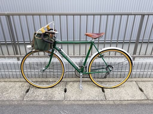 50年前にセミオーダーで購入したランドナー（小旅行用自転車、Pegasusのエンブレム付き）