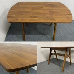 unico/ウニコ ダイニングセット SWELLA スウェラ ダイニング3点セット W1400 L字ベンチソファー 中古家具 店頭引取歓迎 R7949