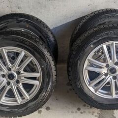 【205/65R16 95Q】ダンロップ ウィンターマックス WM01 スタッドレスタイヤ・ホイールセット　DUNLOP 205/65R16　４本セット