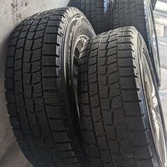 【205/65R16 95Q】ダンロップ ウィンターマックス WM01 スタッドレスタイヤ・ホイールセット　DUNLOP 205/65R16　４本セット